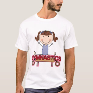 T-shirt GYMNASTIQUE - la fille de brune dédouble les