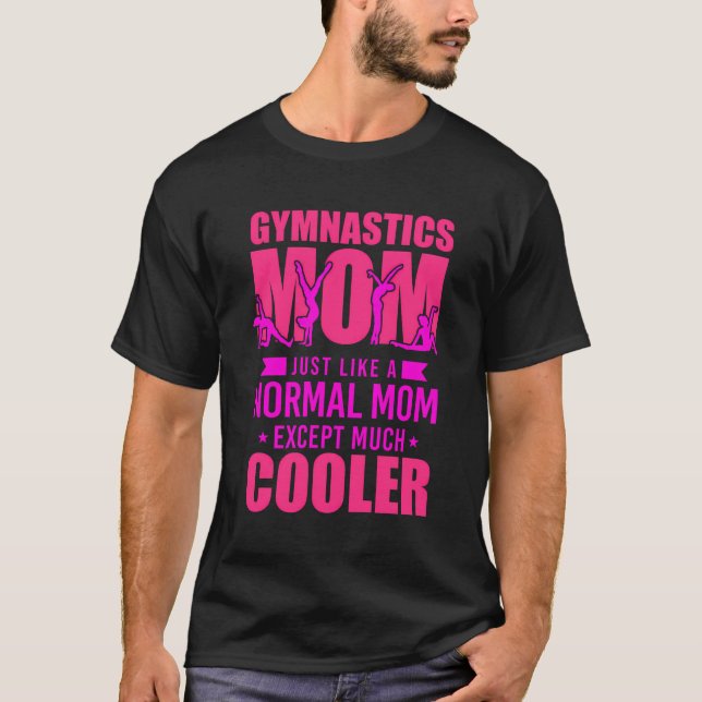 T-shirt Gymnastique Maman Gymnastique Maman Comme Un M Nor (Devant)