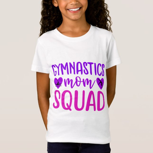 T-Shirt Gymnastique Maman Squad (Devant)