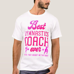 T-shirt Gymnastique Meilleur Entraîneur De Gymnastique Jam