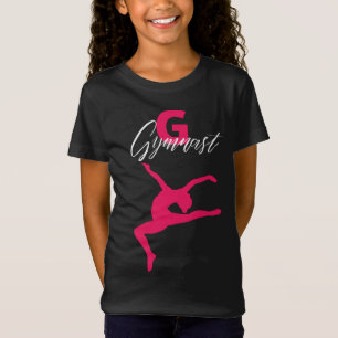 T-Shirt Gymnastique Monogramme G est pour Gymnaste