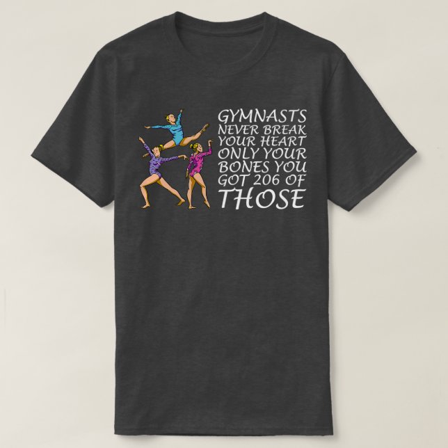 T-shirt Gymnastique Motif pour acrobates et gymnases 10 (Design devant)