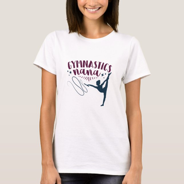 T-shirt Gymnastique Nana Grandma de Gymnaste (Devant)