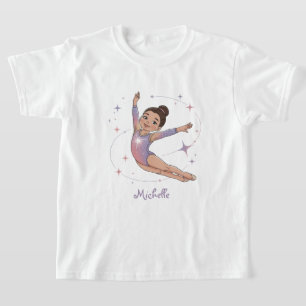 T-shirt Gymnastique Nom Professionnel Tendance Moderne    