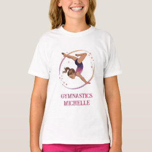 T-shirt Gymnastique Nom Professionnel Tendance Moderne    