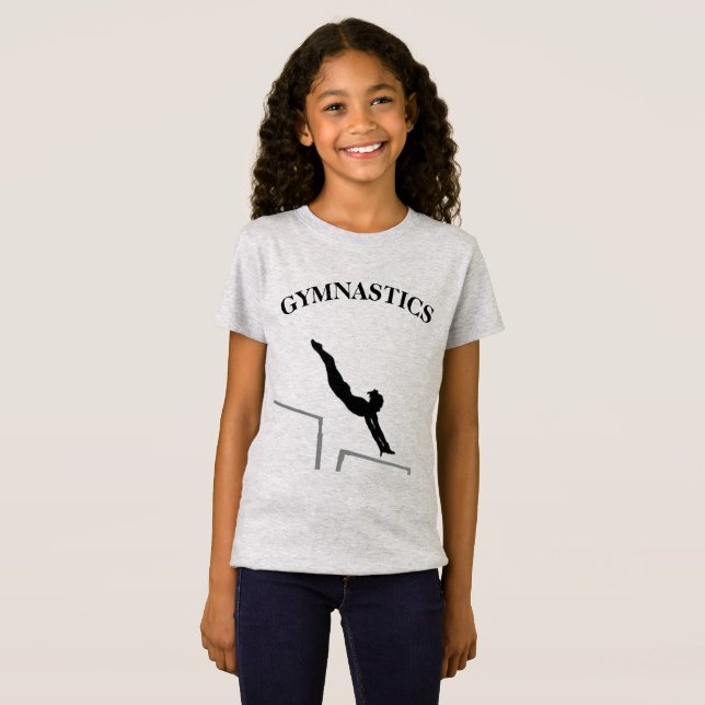T-shirt Gymnastique non-neven Bars (Devant entier)