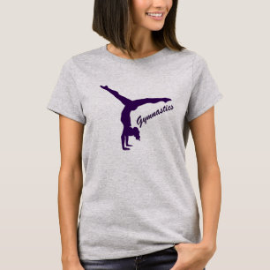T-shirt Gymnastique Poignée Silhouette