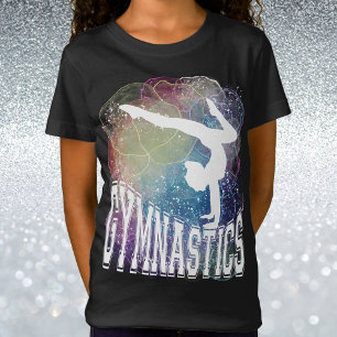 T-Shirt Gymnastique Poitrine Fille Aquarelle