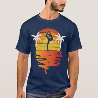 T-shirt Gymnastique rétro coucher de soleil 70s vintage Gy