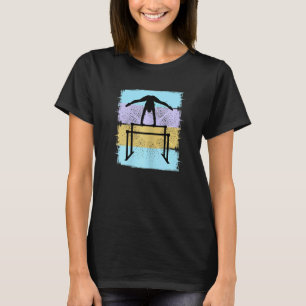 T-shirt Gymnastique rétro Girls Motivational Birthday Acro