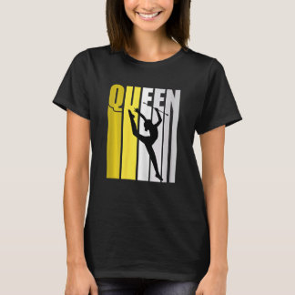T-shirt Gymnastique rythmique jaune entraîneur Queen Anniv