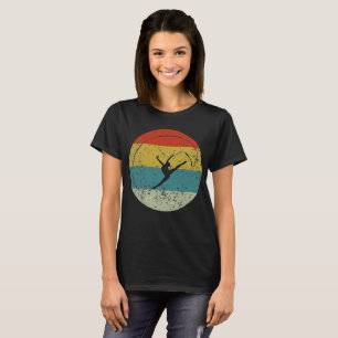 T-shirt Gymnastique rythmique rétro silhouette vintage les