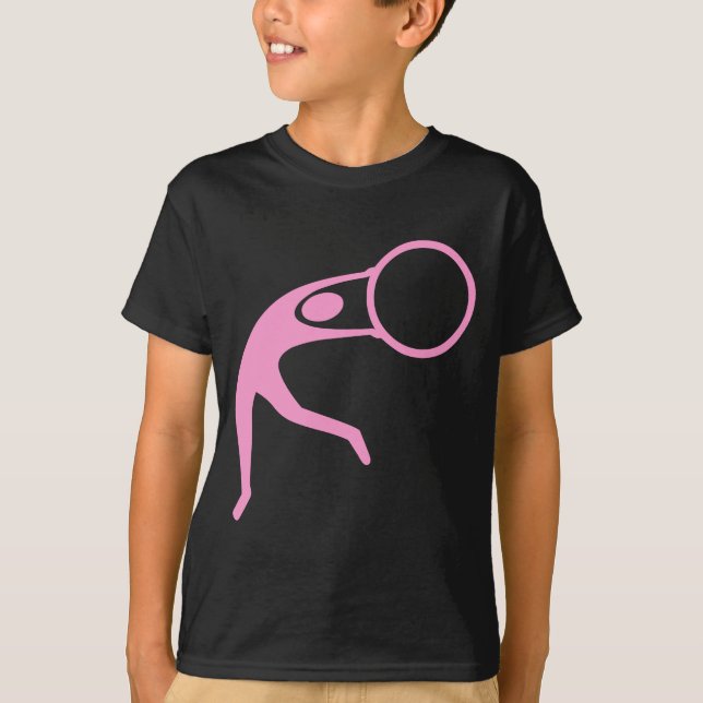 T-shirt Gymnastique rythmique - rose (Devant)