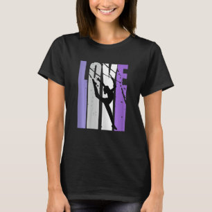 T-shirt Gymnastique rythmique vintage Live Love Teammate F