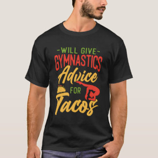 T-shirt Gymnastique Taco Donnera Des Conseils De Gymnastiq