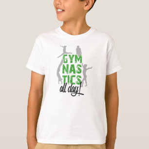 T-shirt Gymnastique toute la journée• Longue douille