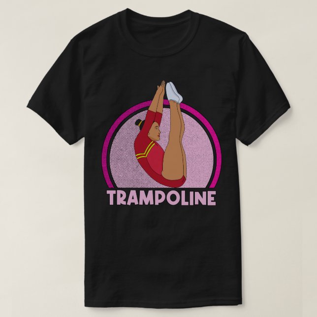 T-shirt Gymnastique Trampoline 4 (Design devant)