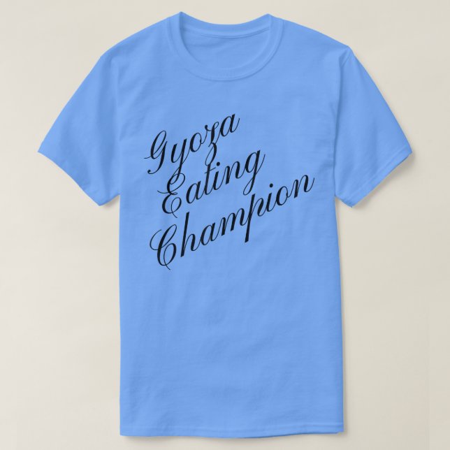 T-shirt Gyoza Champion de Manger Compétition de nourriture (Design devant)