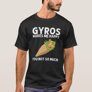 T-shirt Gyros Drôle Homme Femme Gyro Viande Pita Doner Keb