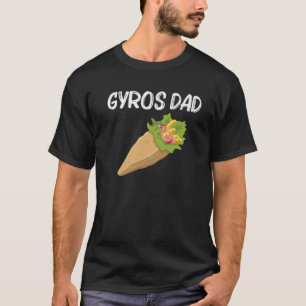 T-shirt Gyros Drôle Papa Père Gyro Viande Pita Doner Ke