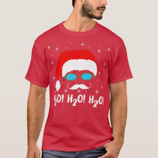T-shirt H2o H2o H2o Santa Claus Piscine de Noël Sw
