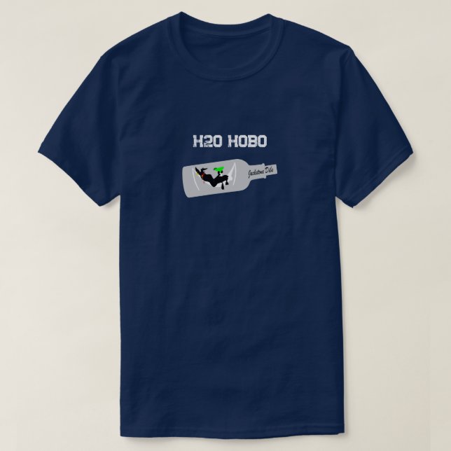 T-shirt H2O HOBO - lavé sur le rivage âne Jackstone Dibs (Design devant)