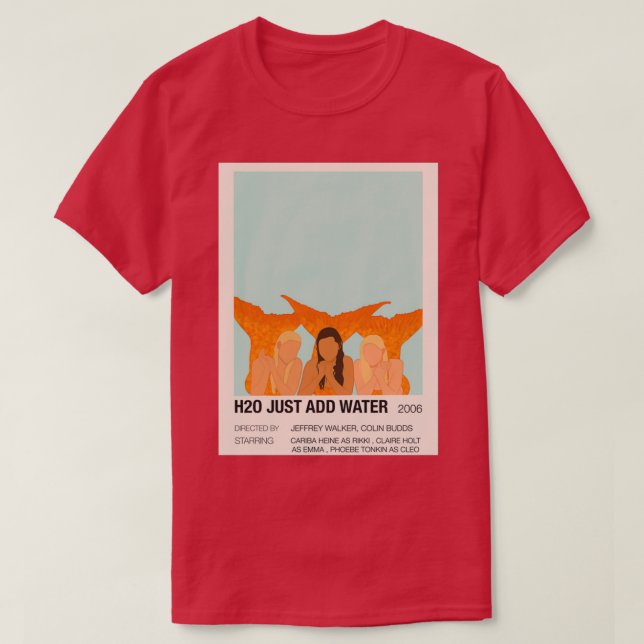 T-shirt H2O juste ajouter un trio d'eau (Design devant)