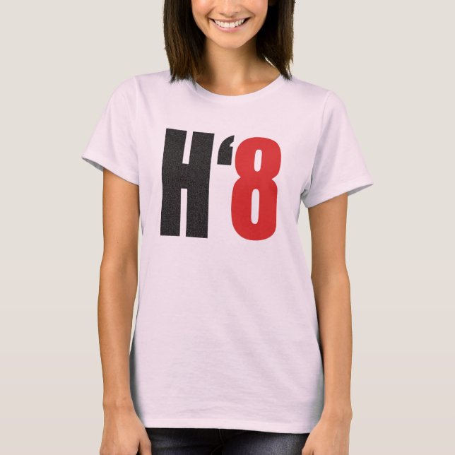 T-shirt H8TE - Vote non sur la proposition 8 (Devant)