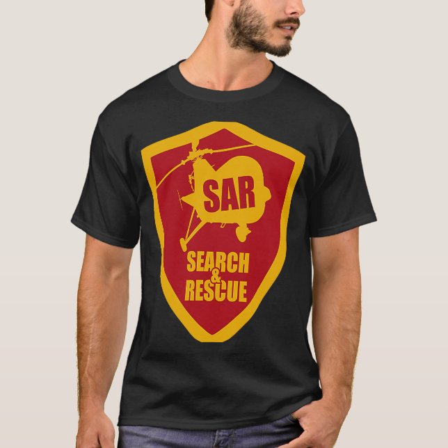 T-shirt H 5 Recherche et Secourt Hélicoptère (Devant)
