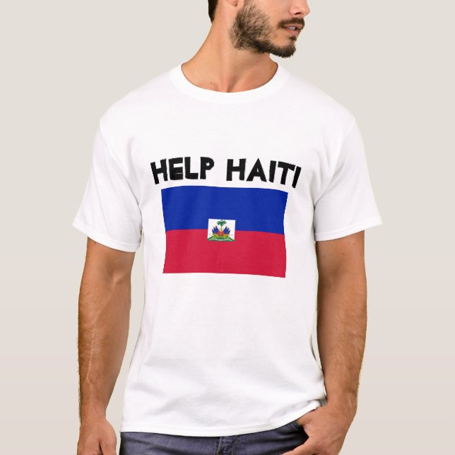 T-shirt H, aide Haïti (Devant)