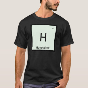 T-shirt H - Chimie du melon Honeydew Symbole du tableau pé