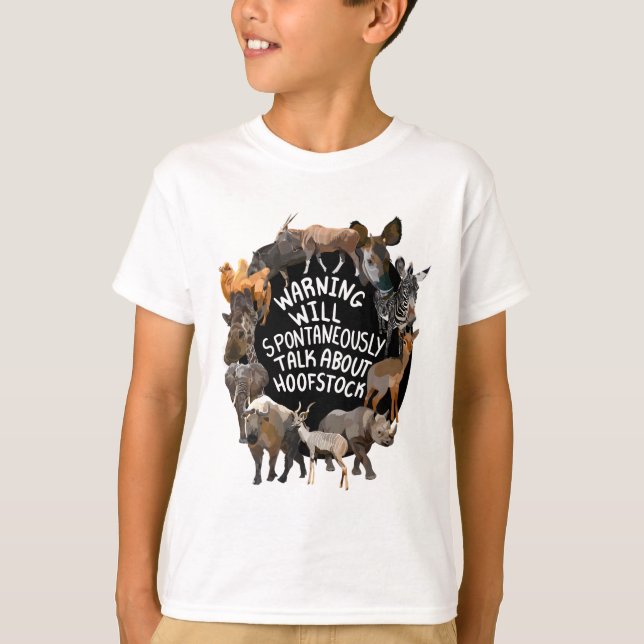 T-shirt H est pour Hoofstock (Devant)