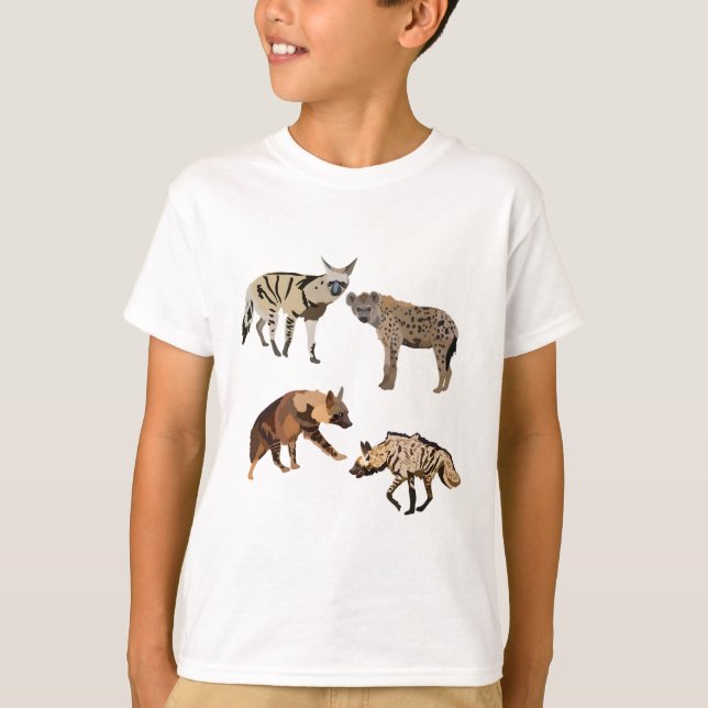 T-shirt H est pour Hyena (Devant)