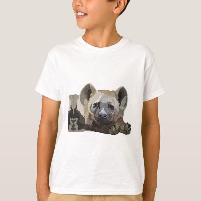 T-shirt H est pour Hyena (Devant)