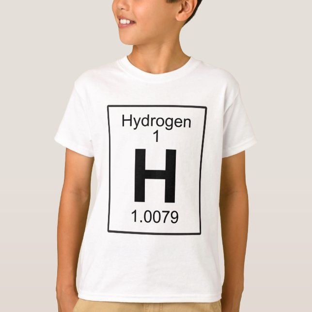 T-shirt H - Hydrogène (Devant)