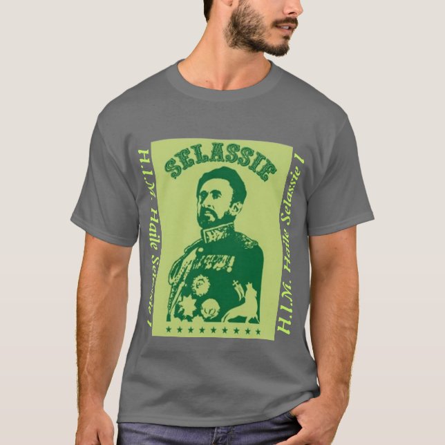 T-shirt H.I.M. Chemise de Haile Selassie I (Devant)