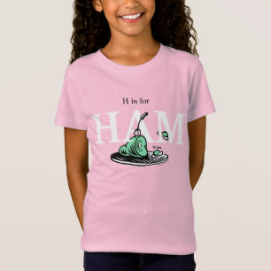 T-Shirt "H pour JAMBON" Conception de l'alphabet