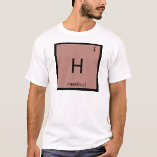 T-shirt H - Symbole de Tableau périodique de chimie