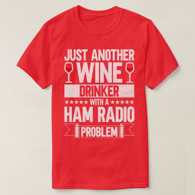 T-shirt Ha Radio Opérateur Radio Amateur Radio Licence Ha (Design devant)
