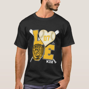 T-shirt Ha Seong Kim Est Amoureux San Diego Joueur De Base