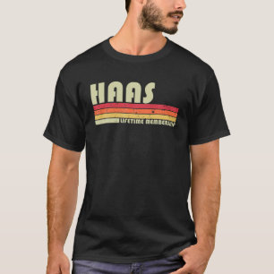 T-shirt HAAS Nom De Famille Funny Retro Vintage 80S 90S An
