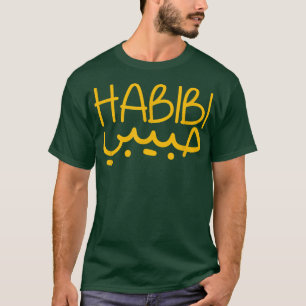 T-shirt HABIBI dicton arabe drôle mignon graphique 
