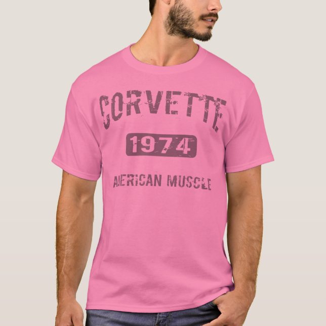T-shirt Habillement 1974 de Corvette (Devant)