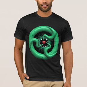 T-shirt Habillement américain de base de coeur de Cthulhu