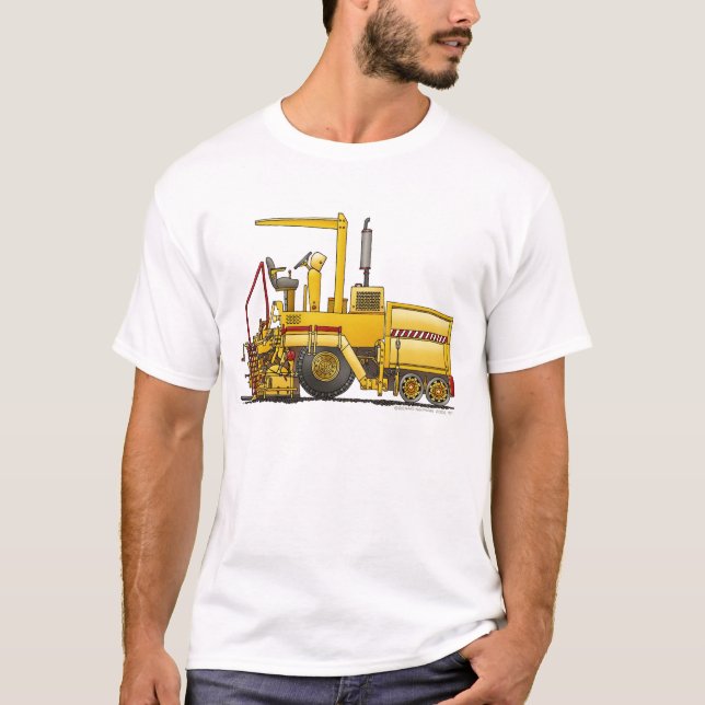 T-shirt Habillement Appare de construction de machine de (Devant)