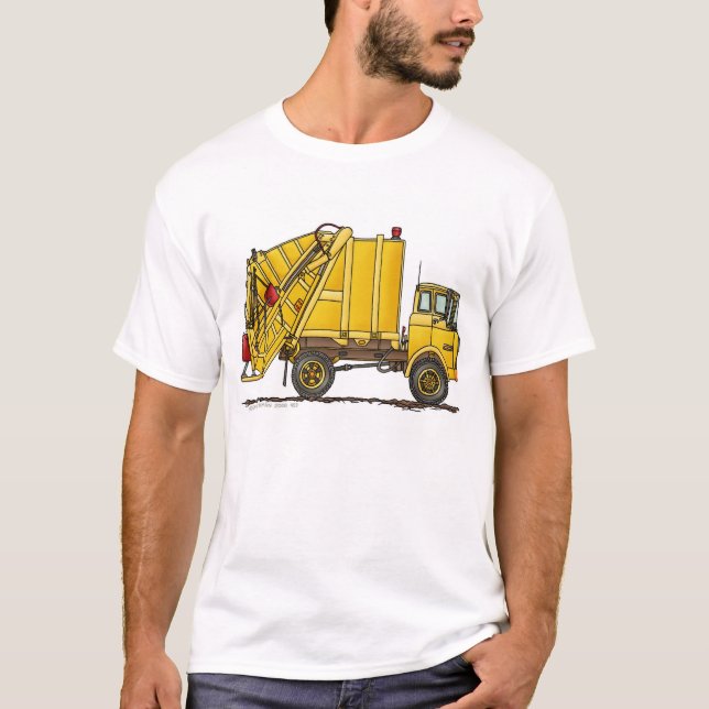 T-shirt Habillement arrière de chargeur de camion à (Devant)