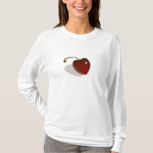 T-shirt Habillement de coeur de cerise