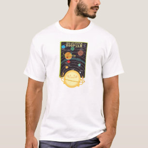 T-shirt Habillement de confiture de cercle de système