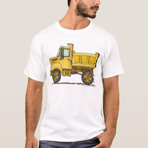 T-shirt Habillement de construction de camion à benne