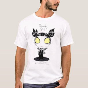 T-shirt Habillement "de fille éffrayante"